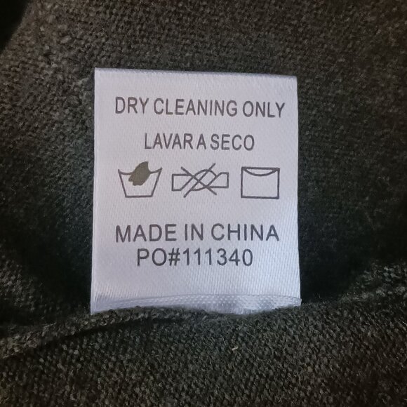 NEW‎ Pink Clover Hunter Green Open Front 2 Pocket Cardigan, Size Small - Picture 6 of 8